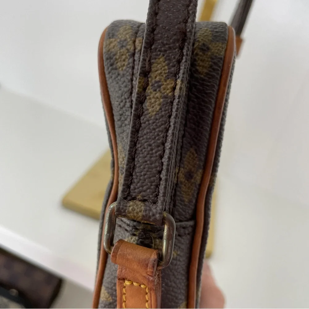 authentic with COA louis vuitton monogram mini danube crossbody bag - Picture 6 of 14